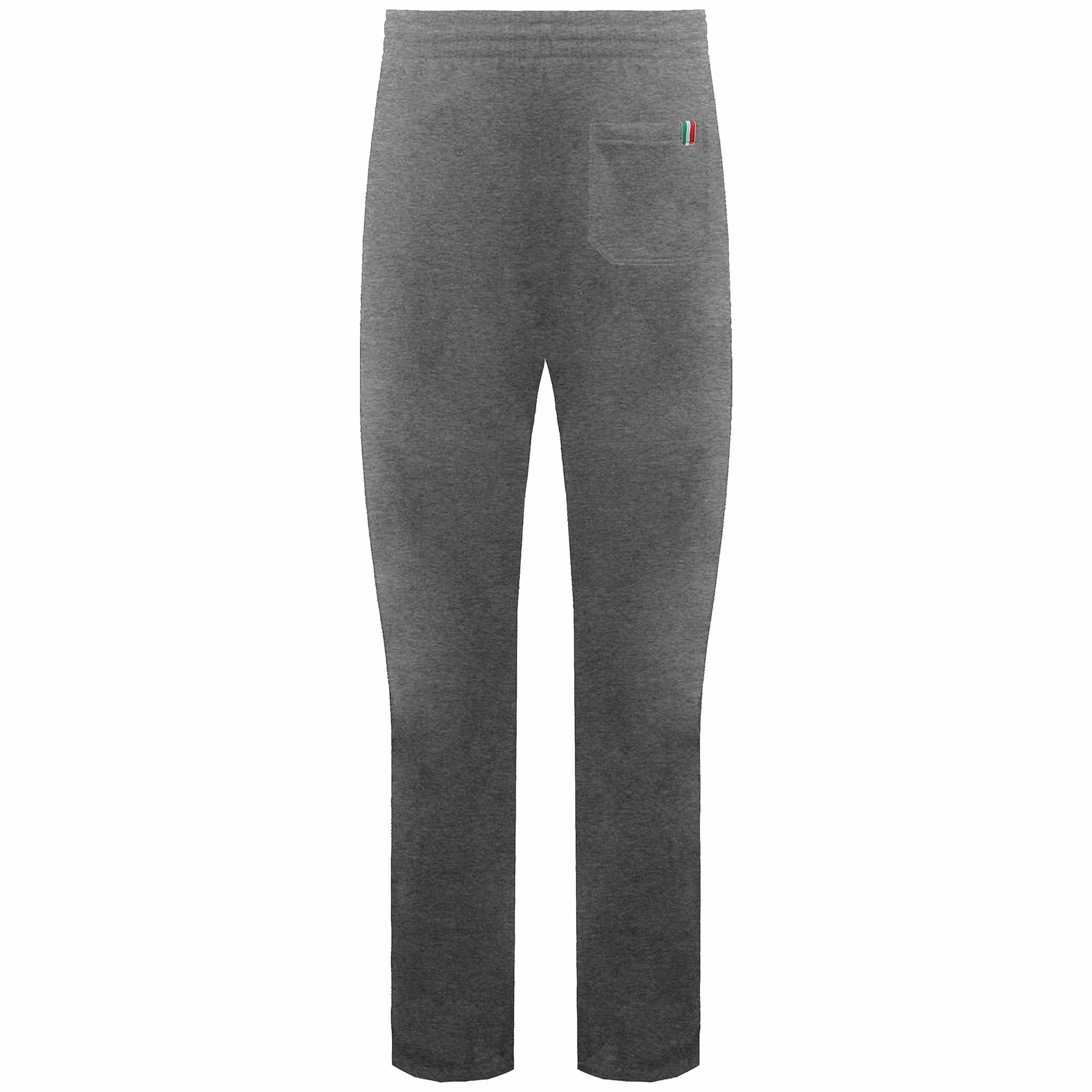 Lotton Contrast Cuffed Mens Mid Grey Track Pants