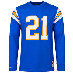 Mitchell & Ness NFL San Diego Chargers #21 Tomlinson Mens Blue Top