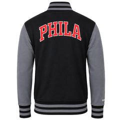 Mitchell & Ness NBA Philadelphia 76ers Mens Black Varsity Jacket
