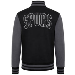 Mitchell & Ness NBA San Antonio Spurs Mens Black/Grey Varsity Jacket