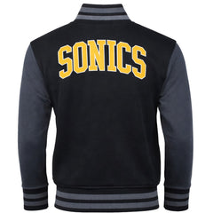 Mitchell & Ness NBA Seattle Supersonics Mens Black Varsity Track Jacket