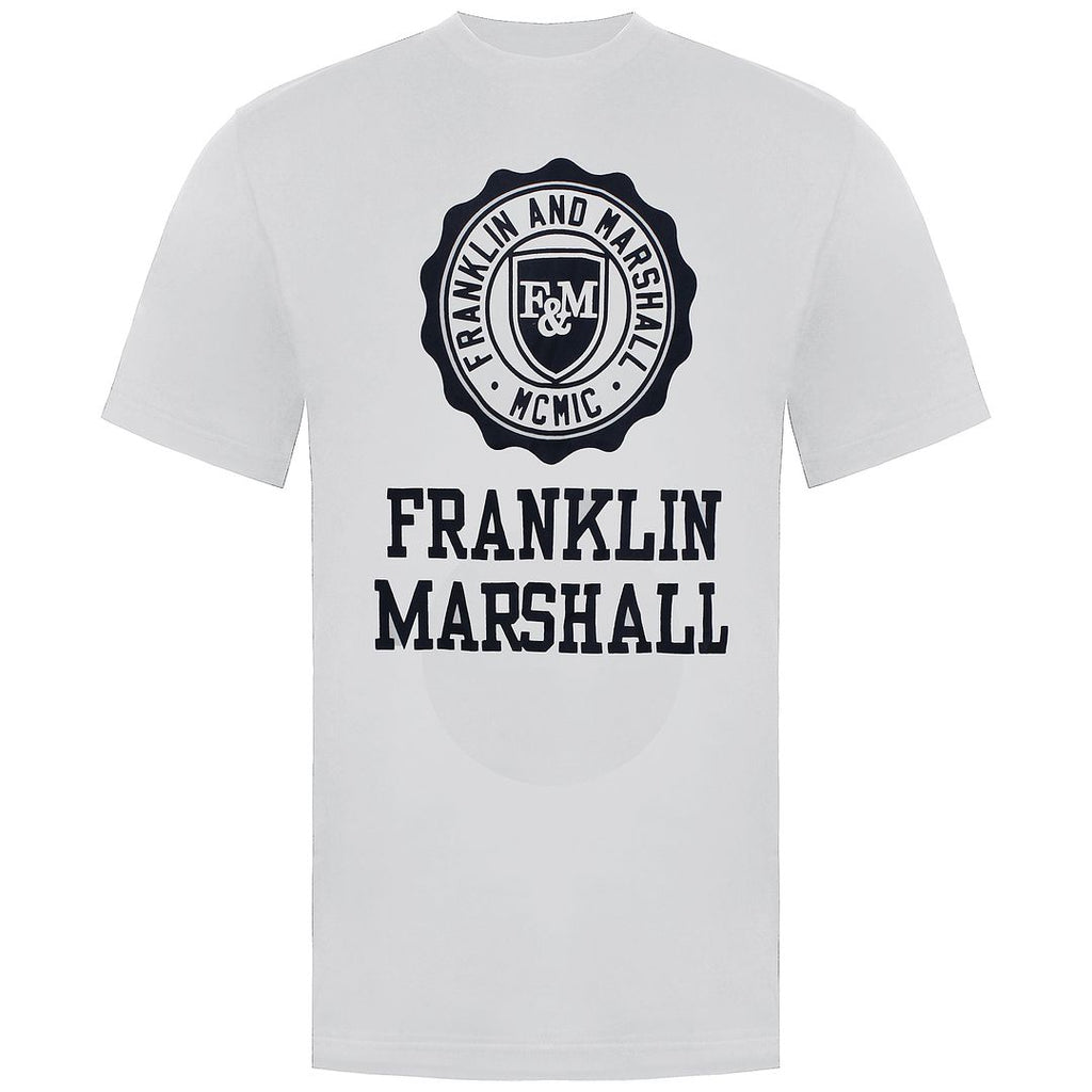 Franklin and Marshall Logo Kids White T-Shirt