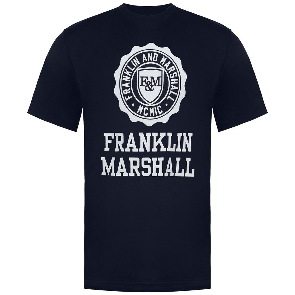 Franklin and Marshall Logo Kids Navy T-Shirt