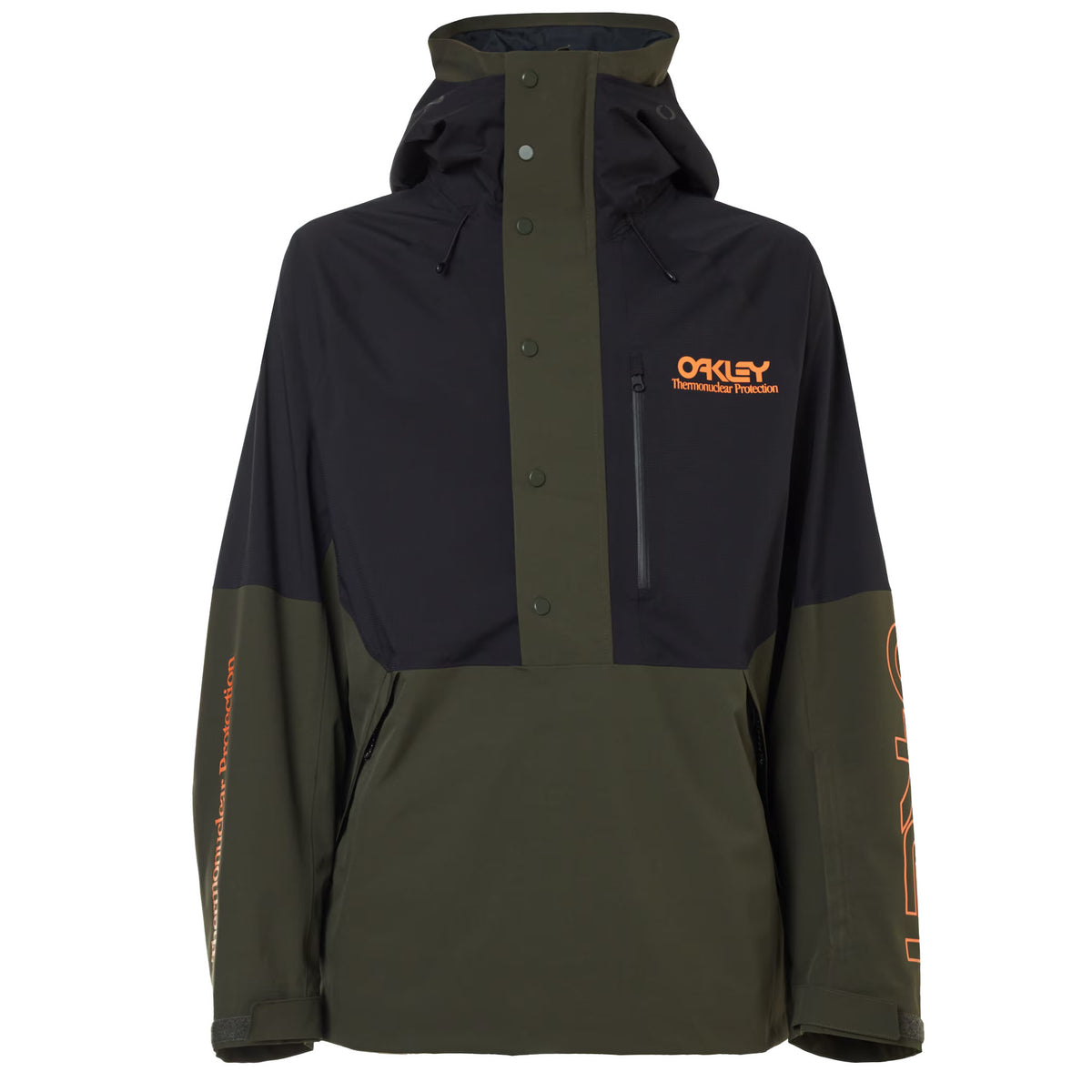 Oakley TNP Lined Mens Black/Green Shell Jacket