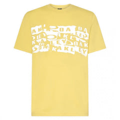 Oakley Ransom Mens Yellow Golf T-Shirt