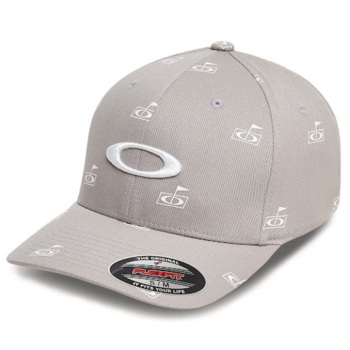 Oakley Flag Print Light Grey Golf Cap
