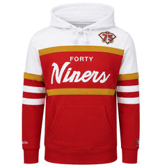 Mitchell & Ness NFL San Francisco 49ers Jerry Rice Anniversary Mens Red Hoodie