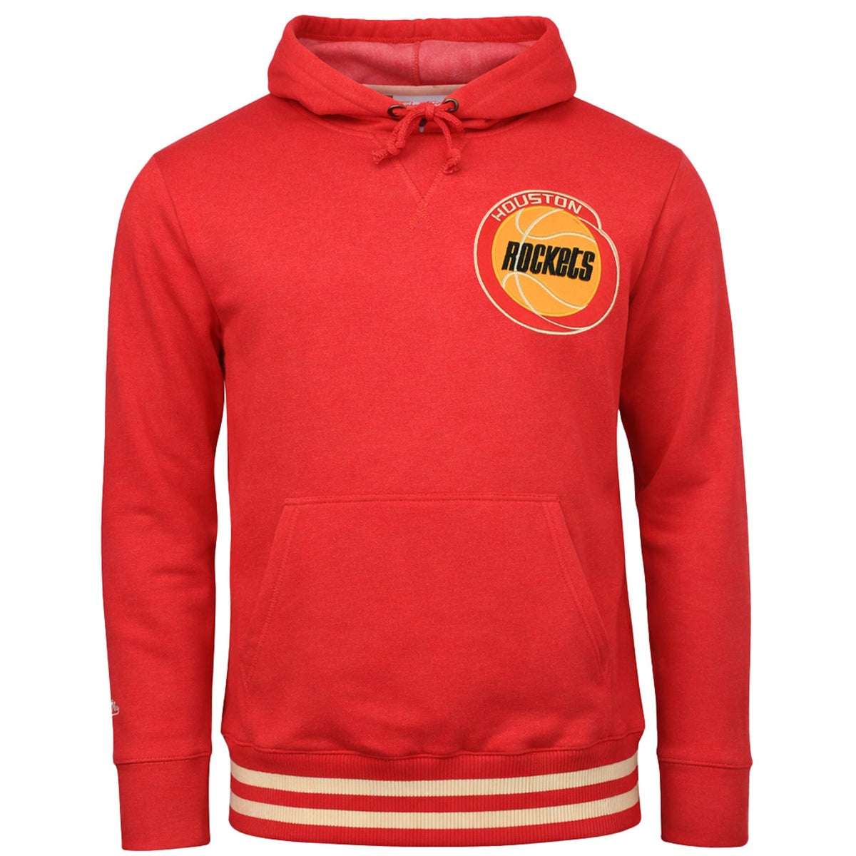 Mitchell & Ness NBA Houston Rockets Bat Around Mens Red Hoodie