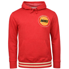 Mitchell & Ness NBA Houston Rockets Bat Around Mens Red Hoodie