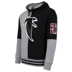 Mitchell & Ness NFL Atlanta Falcons Split Color Mens Grey/Black Hoodie