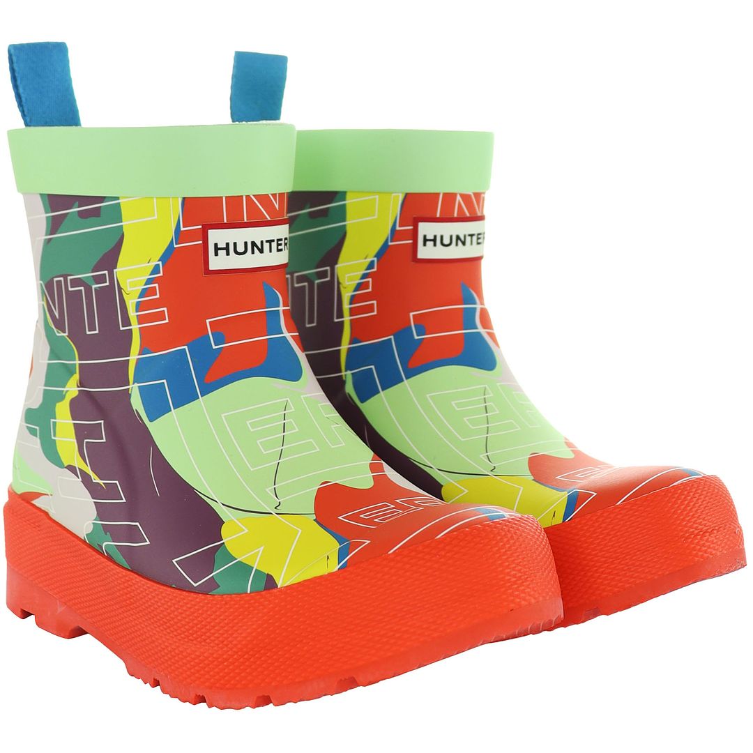 Hunter Play Logo Kids Multicoloured Boots