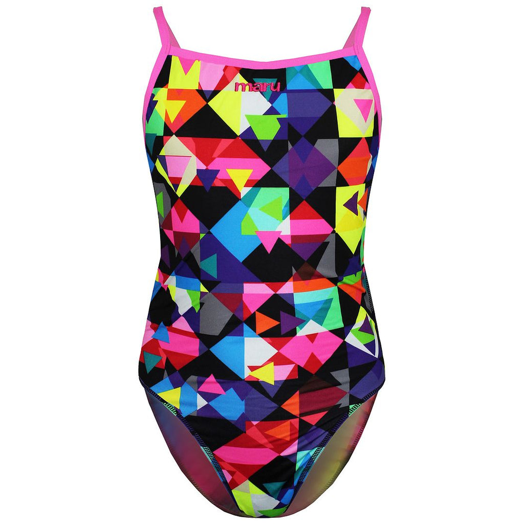 Maru Checker Magic Pacer Vision Back Womens Swimsuit