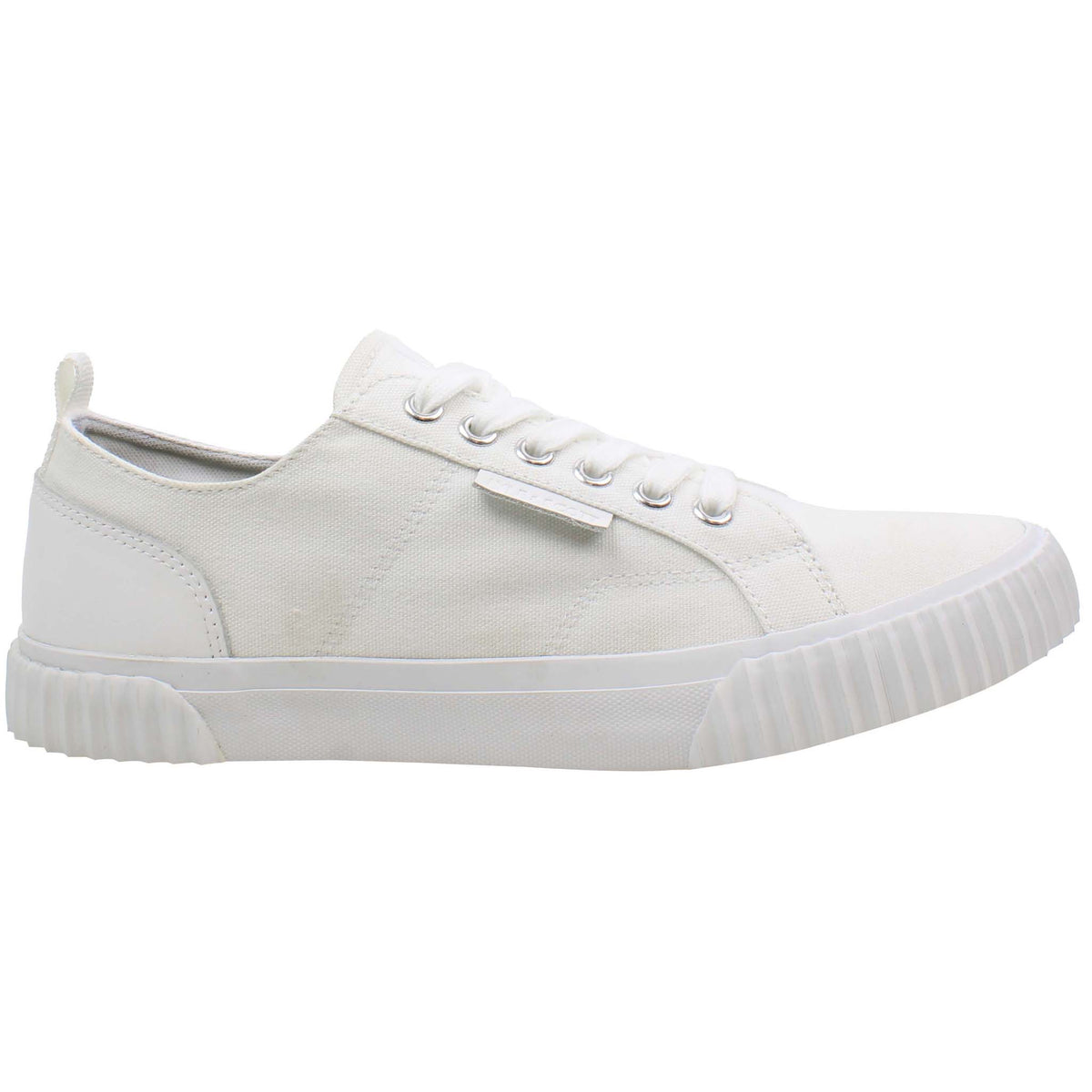 Lyle & Scott Mitchell Mens White Plimsolls