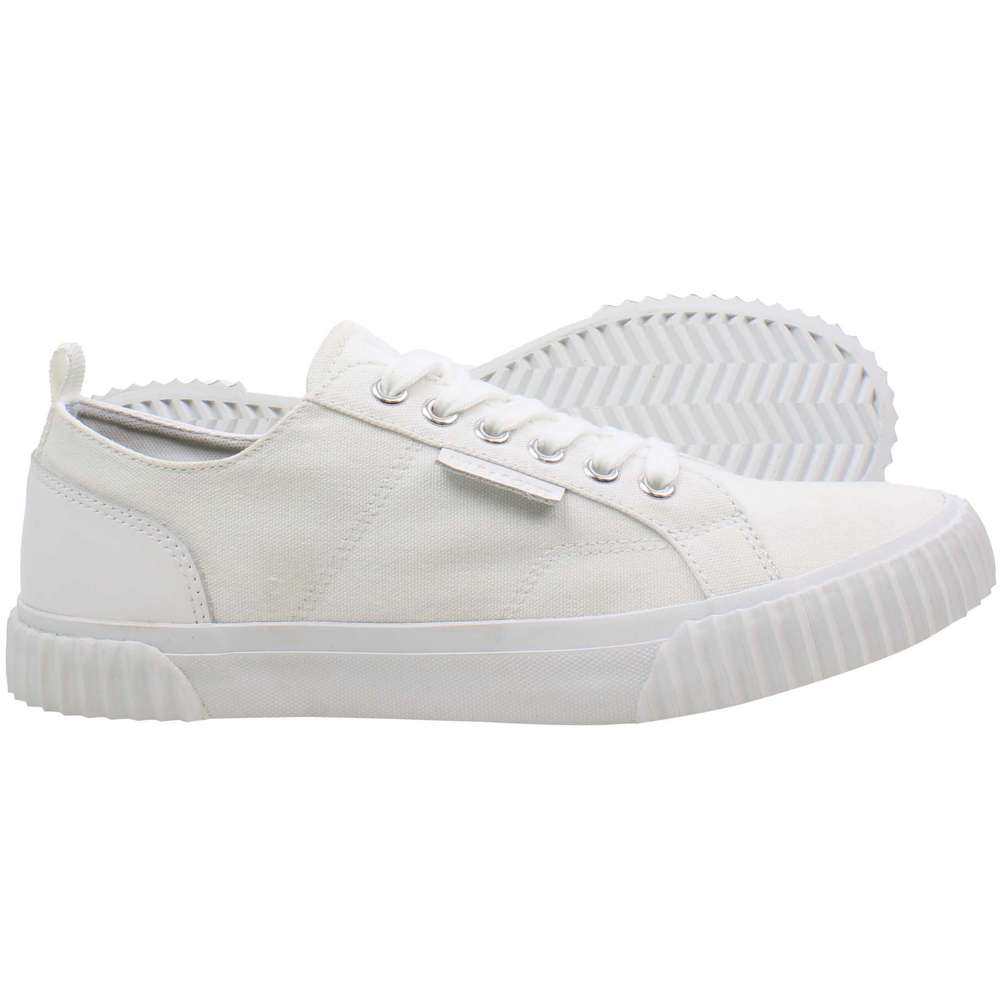 Lyle & Scott Mitchell Mens White Plimsolls