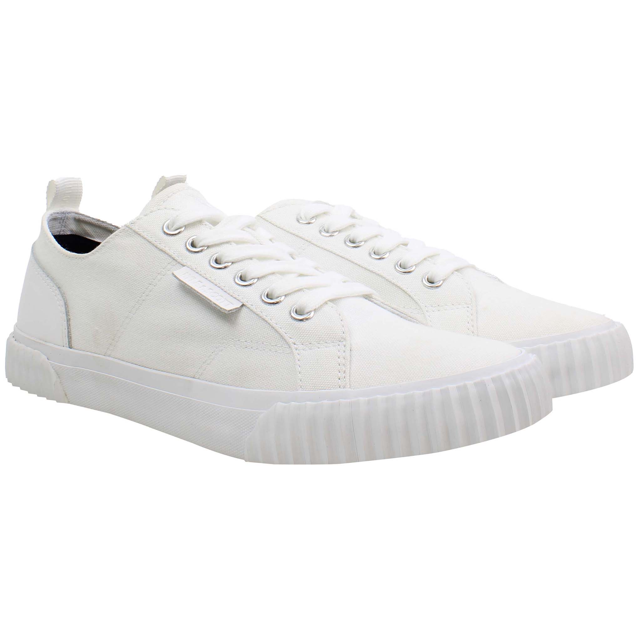 Lyle & Scott Mitchell Mens White Plimsolls