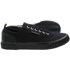 Lyle & Scott Mitchell Mens Black Plimsolls