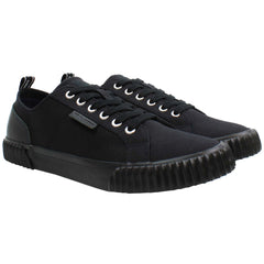 Lyle & Scott Mitchell Mens Black Plimsolls