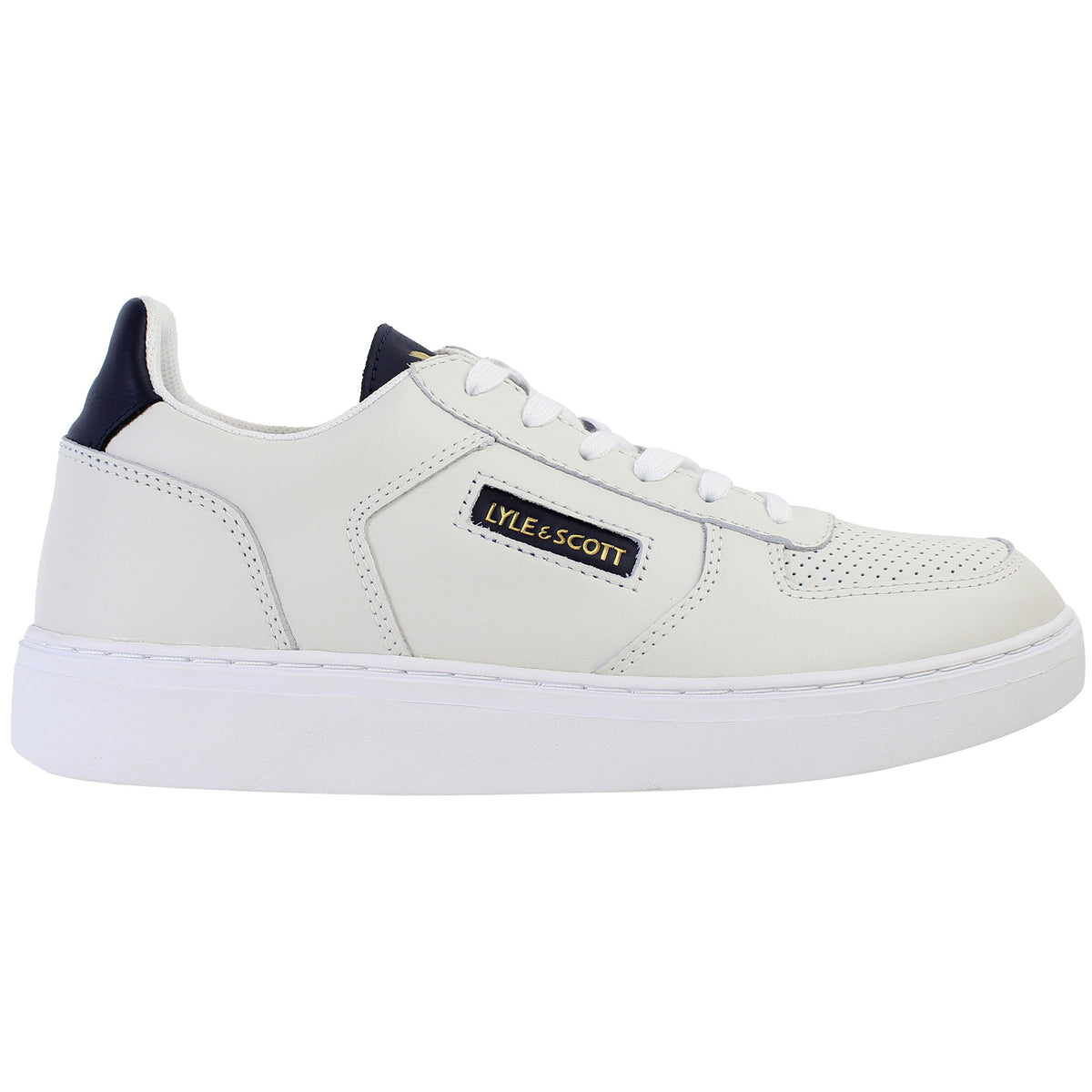 Lyle & Scott McMahon Mens Off White Trainers