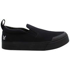 Lyle & Scott Duncan Mens Black Plimsolls