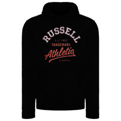 Russell Athletic Logo Mens Black Hoodie