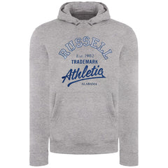 Russell Athletic Logo Mens Grey Hoodie