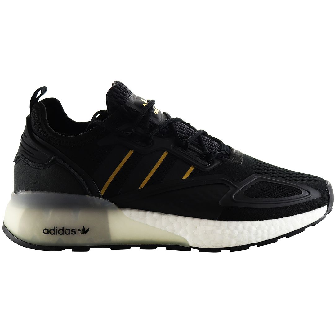 Adidas ZX 2K Boost Mens Black Trainers