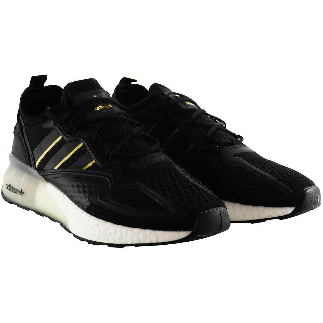 Adidas ZX 2K Boost Mens Black Trainers