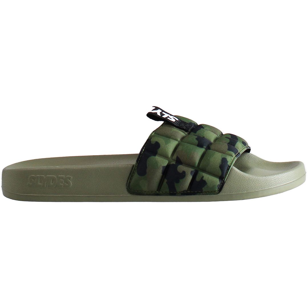 Slydes Fade Khaki Mens Sliders