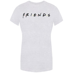 Friends Titles Logo Womens Grey T-Shirt