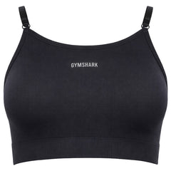 Gymshark Flex Strappy Womens Black Sports Bra
