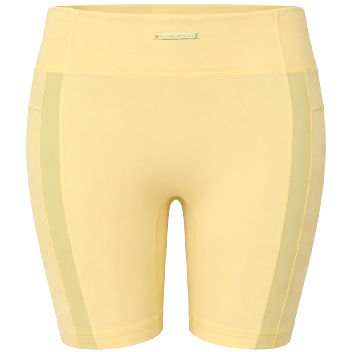 Gymshark Whitney Mesh Womens Yellow Cycling Shorts