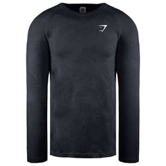 Gymshark Geo Mens Black Seamless Top