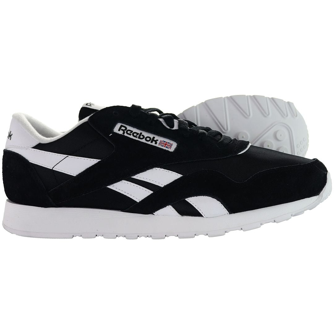 Reebok Classic Nylon Mens Black Trainers