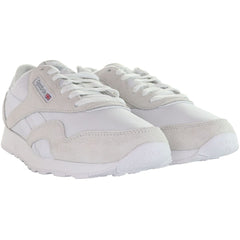 Reebok Classic Nylon Mens White Trainers