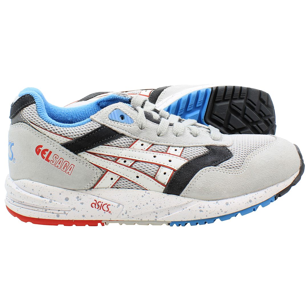 Asics Gel Saga Mens Grey Running Shoes