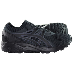 Asics Gel-Kayano Knit Mens Black Running Trainers