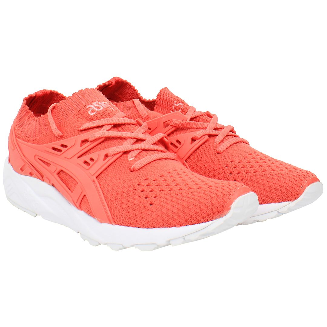 Asics Gel-Kayano Knit Womens Peach Trainers