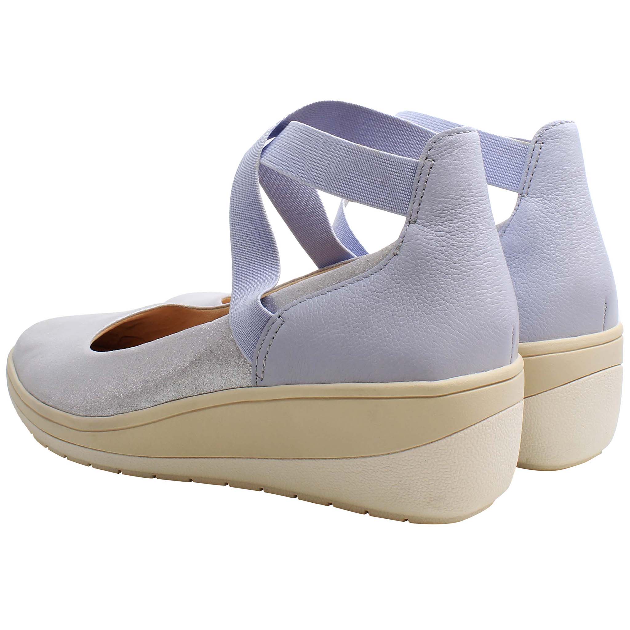 Vionic Ellery Womens Purple Wedges