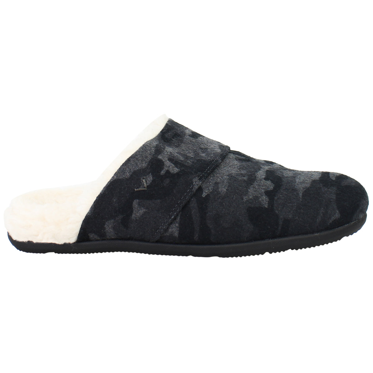 Vionic Bridges Alfons Mens Black Slippers