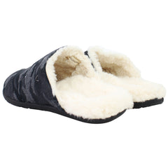 Vionic Bridges Alfons Mens Black Slippers