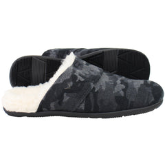 Vionic Bridges Alfons Mens Black Slippers