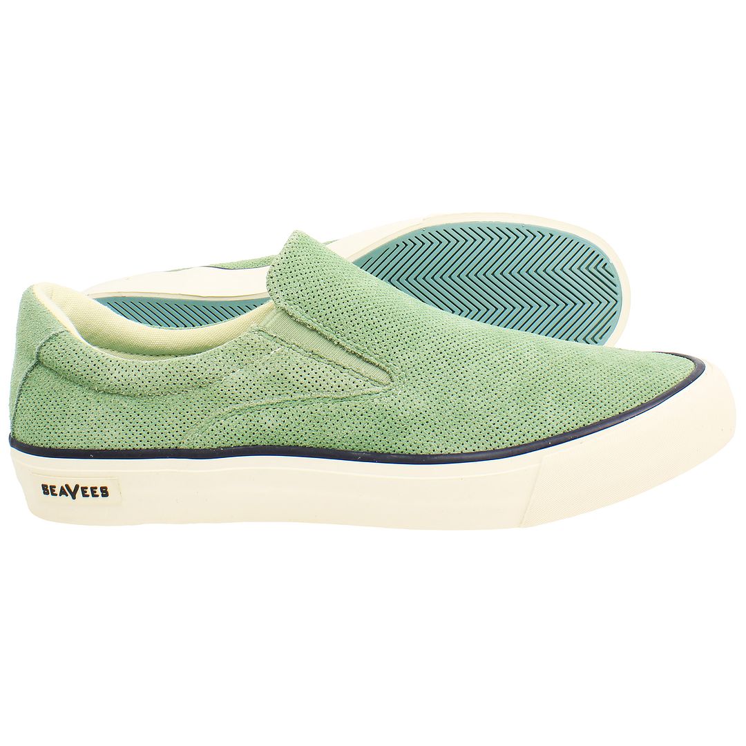 Seavees Hawthorne Mens Green Plimsolls