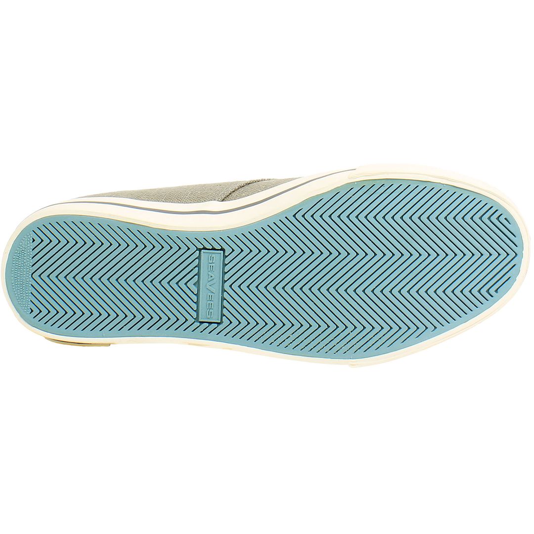 Seavees Hermosa Standard Mens Grey Plimsolls