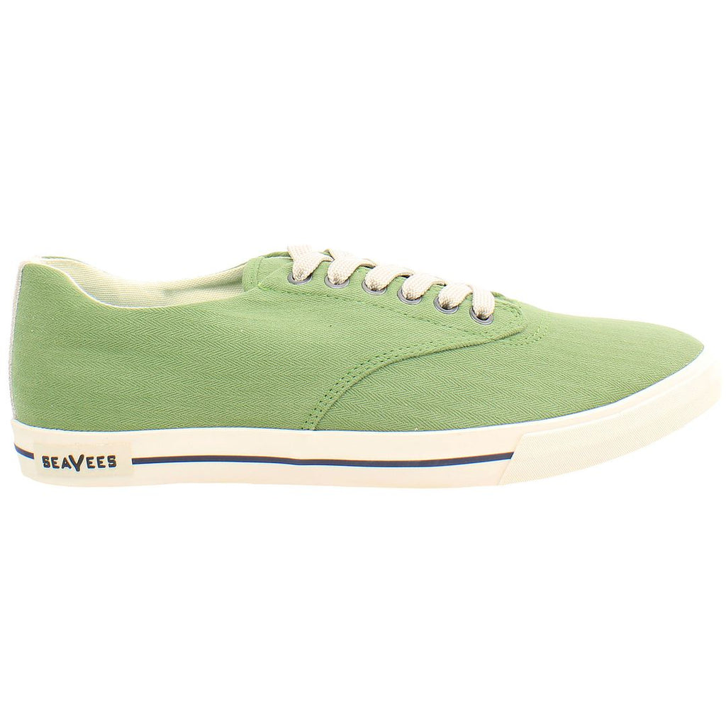 Seavees Hermosa Surfwash Mens Green Plimsolls