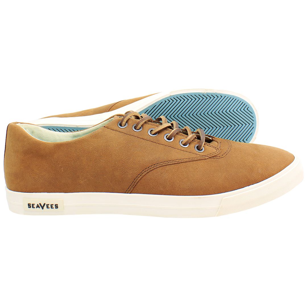 Seavees Hermosa Wintertide Mens Brown Plimsolls