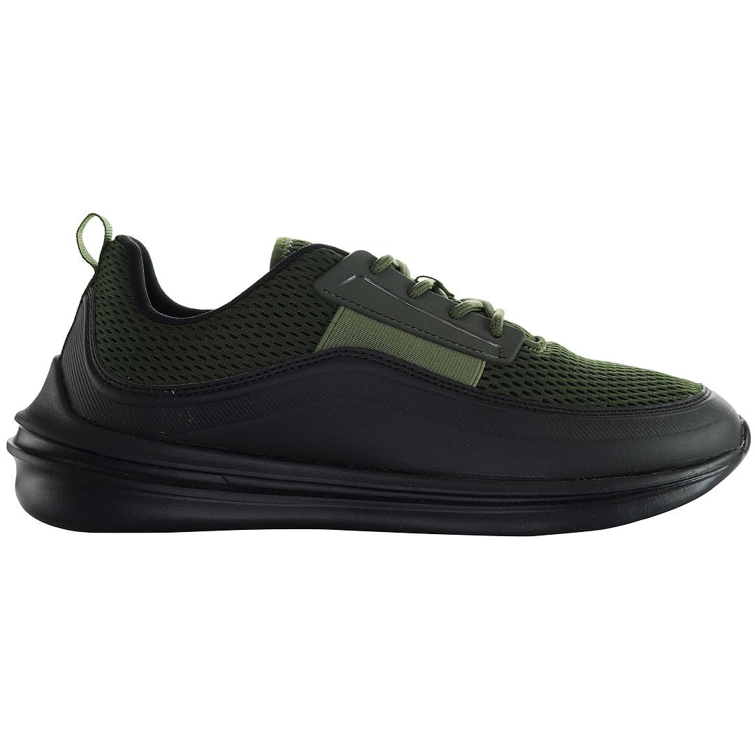 Henleys Silva Mens Khaki/Black Running Shoes