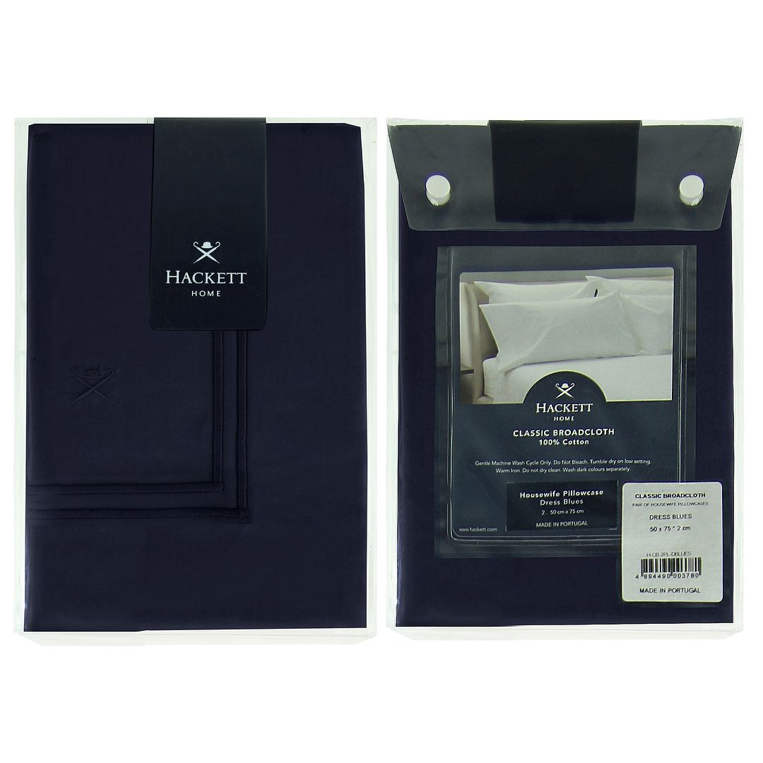 Hackett Home Classic Navy Blue Pillowcase