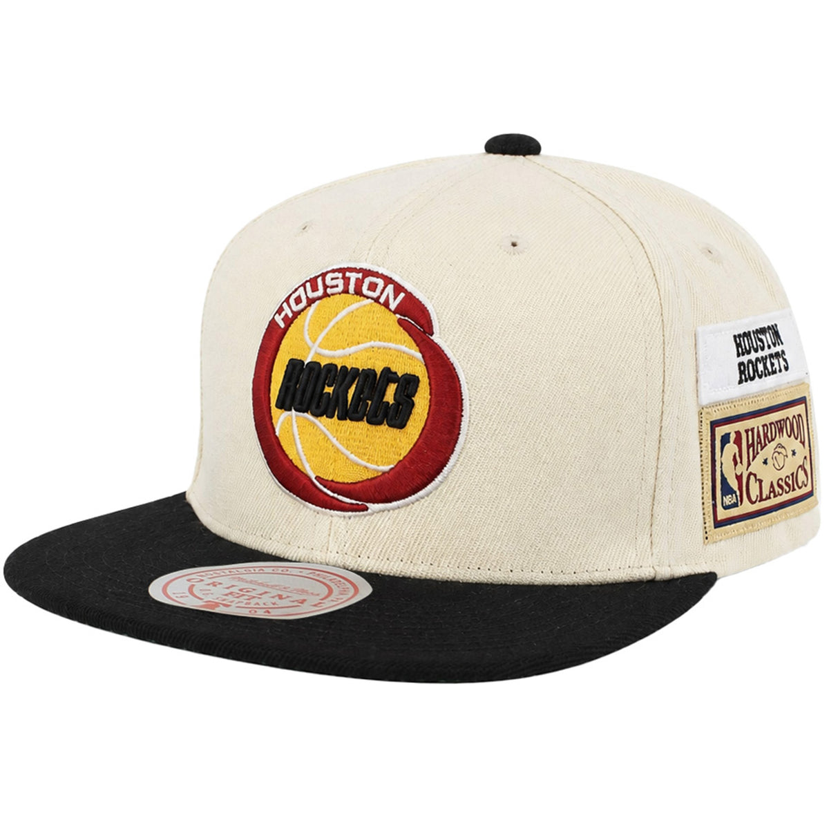 Mitchell & Ness NBA Houston Rockets Vintage Jockey Cream Cap