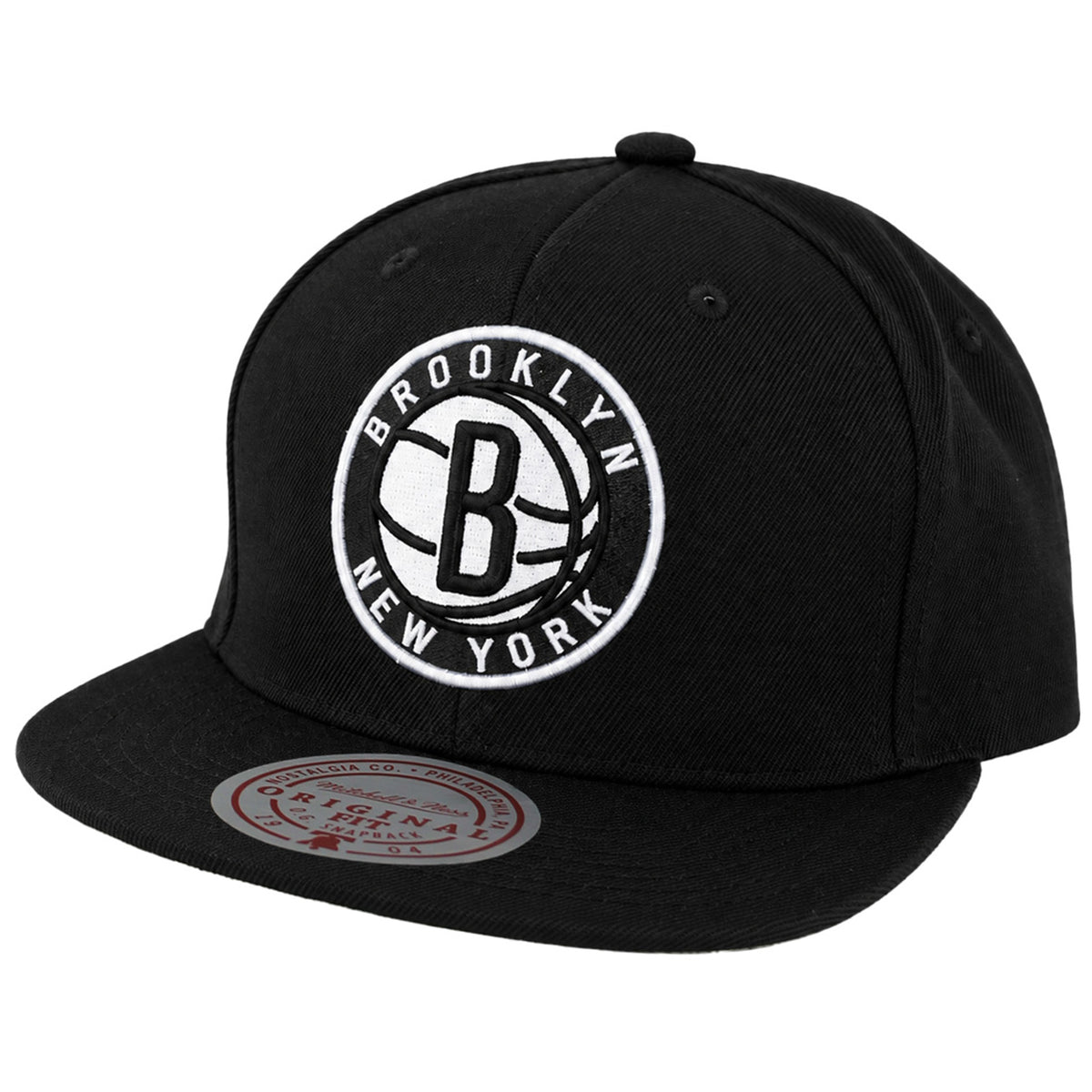 Mitchell & Ness NBA Brooklyn Nets Team Ground 2.0 Black Cap