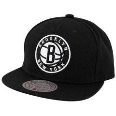Mitchell & Ness NBA Brooklyn Nets Team Ground 2.0 Black Cap